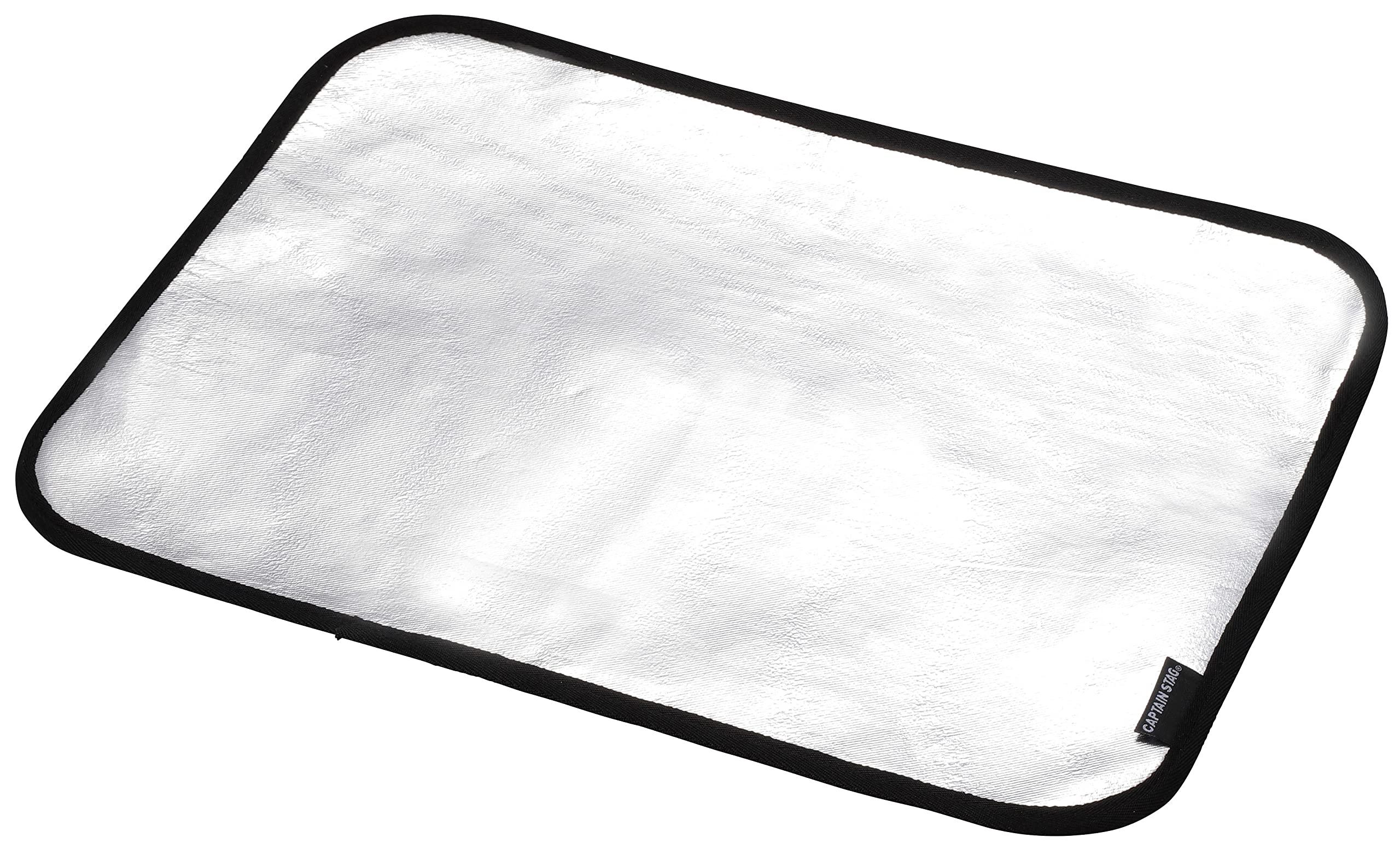 CAPTAIN STAG Heat-Resistant Sheet Gas Burner Sheet Wide 450×330mm UF-37 Silver