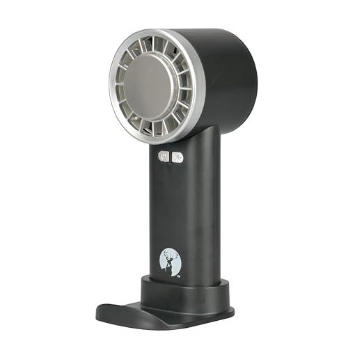CAPTAIN STAG Outdoor Portable Fan with Cooling Plate, 3-Speed Adjustment, USB Rechargeable, Black UW-4516
