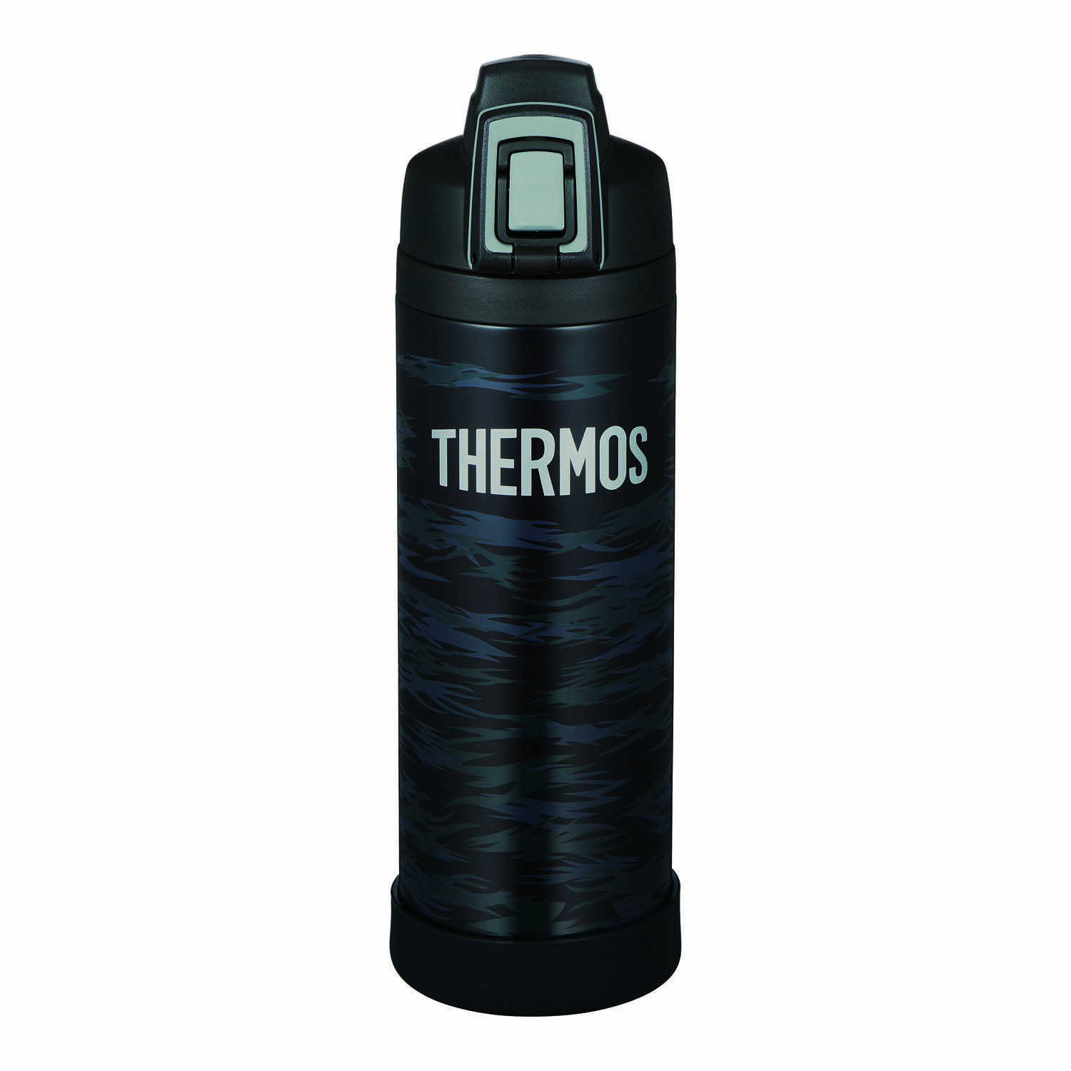 THERMOS Vacuum Insulated Sports Bottle with Strap 1L Black Gray (Keeps Cold Only) FJI-1001 BKGY