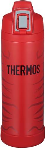 THERMOS Vacuum Insulated Sports Bottle with Strap 1L Red (Keeps Cold Only) FJI-1001 R