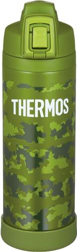 THERMOS Vacuum Insulated Sports Bottle with Strap 1L Khaki Camo Cooling Only FJI-1001 KK-C