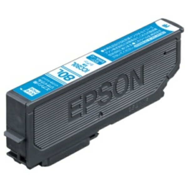 Ecolica Recycled Ink Cartridge Cyan (Dye) [Epson: ICC80L Compatible] ECI-E80L-C 1 piece