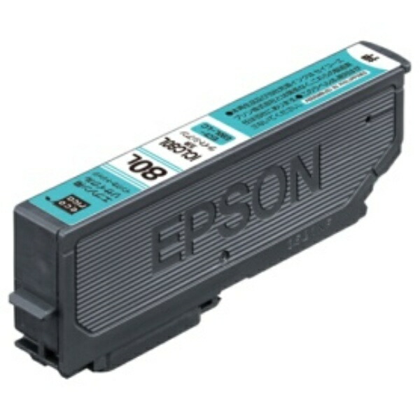 Ecolica Recycled Ink Cartridge Light Cyan (Dye) [Epson: ICL80L Compatible] ECI-E80L-LC 1 piece