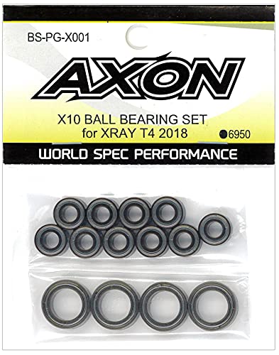 AXON X10 Ball Bearing Set for XRAY T4 2018 BS-PG-X001