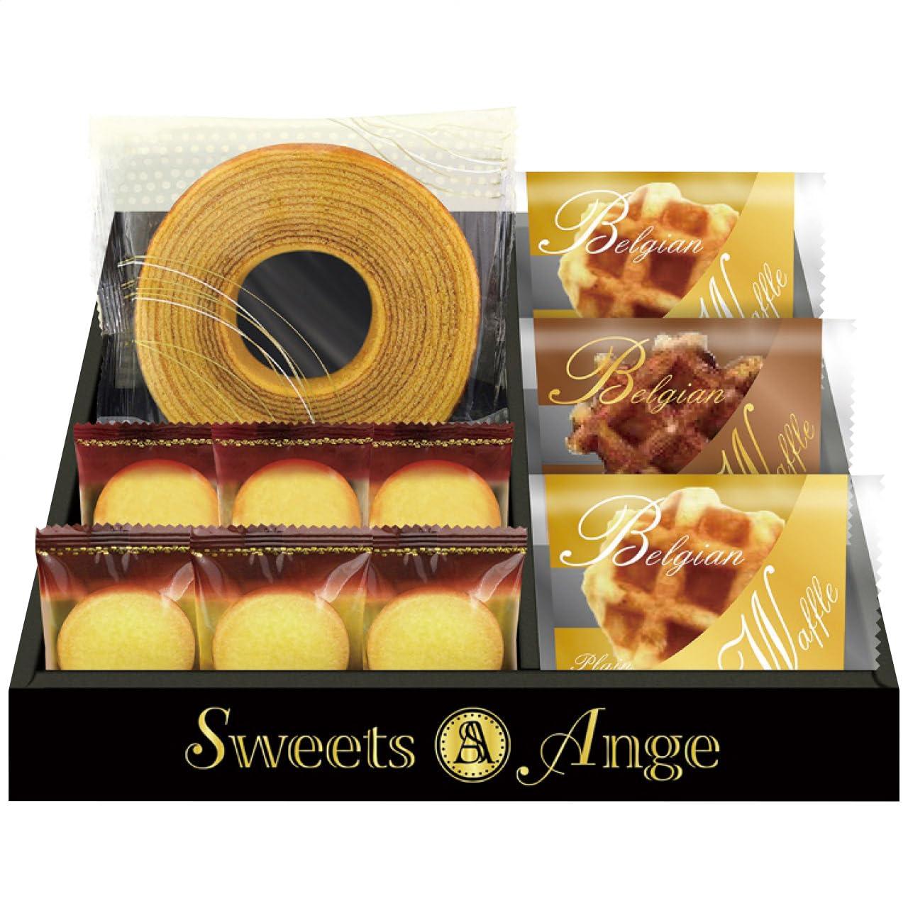Sweets Ange Belgian Waffle and Baked Goods Set SGF-BJ Belgian Waffle, Milk Baumkuchen, Plain Cookies 9206-029