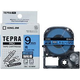 KING JIM Tepla PRO Strong Adhesive Tape 9mm Blue KJ-SC9BWX5