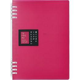 KING JIM TEFRENU Ring Notebook A5 Pink KJ-9854TTE-PKX10