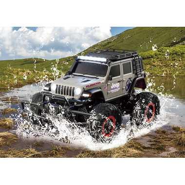 Jozen Wild Drive 1/18 Scale Radio-Controlled Jeep Wrangler Rubicon JRVT144-LG