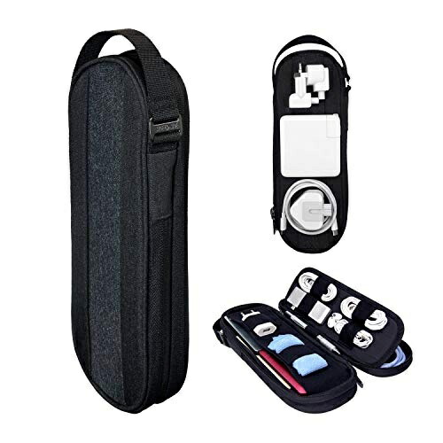 Power Packer - Multi-Function Gadget Pouch | Smart Storage with Stretch Material Device Pouch Ideal for Telework and Business Trips 3-Tier Structure for Exceptional Storage Capacity Shadow (Gray)