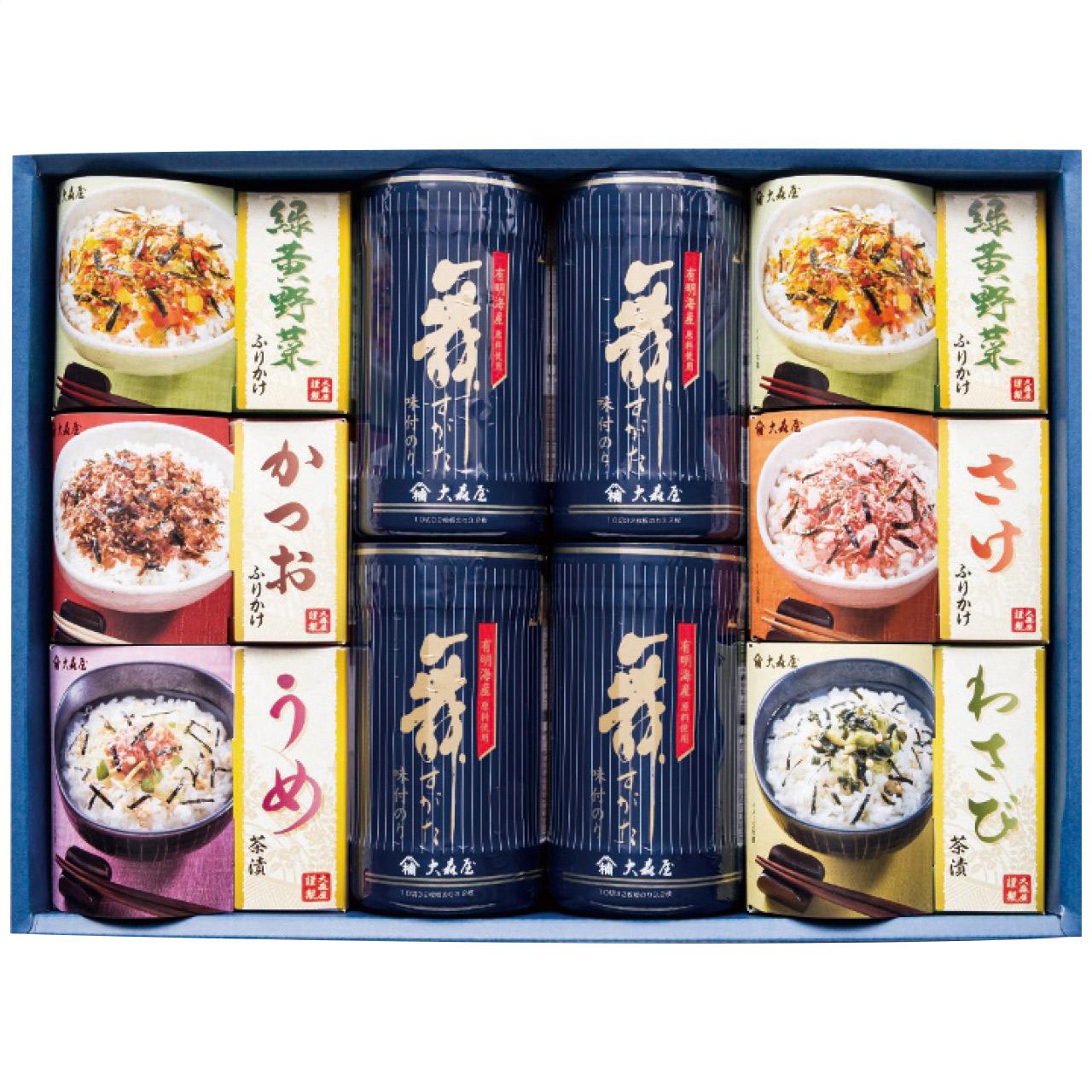 Omoriya Dance Figure Assorted Set: Table Nori, Furikake, Ochazuke NTF-40G B1102527