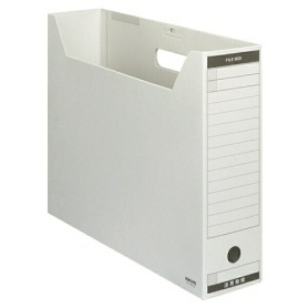 KOKUYO File Box Type B with Lid, A3 Landscape, Gray, 5-Pack