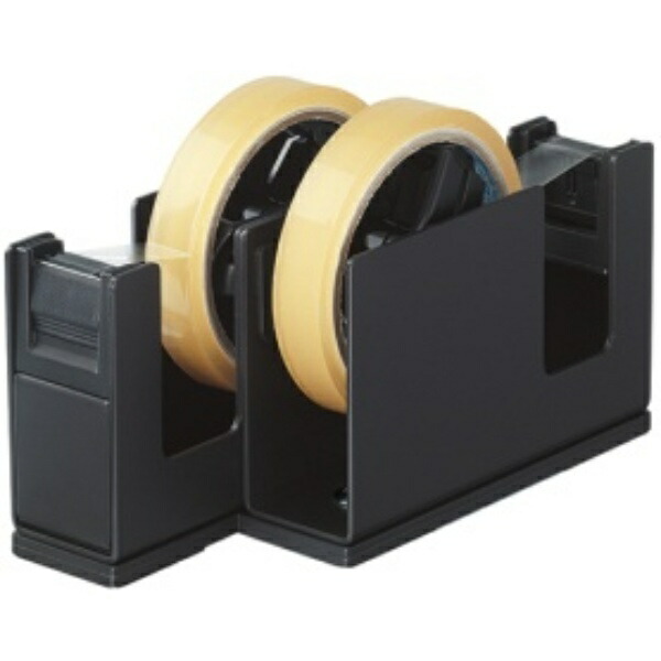 KOKUYO Tape Cutter Calcut 2-Roll Type Black T-SM110D