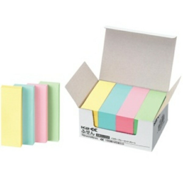 KOKUYO Post-it Notes 75mm x 25mm 100 sheets x 20 packs 4-color mix K2-ME-7525