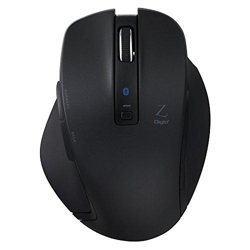Digio2 Z Ultimate Design Bluetooth Mouse 5-Button Blue LED Medium Size Black 48351
