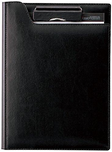 Reimei Fujii Clip File zeitVektor A5 Leather Black ZVF605B