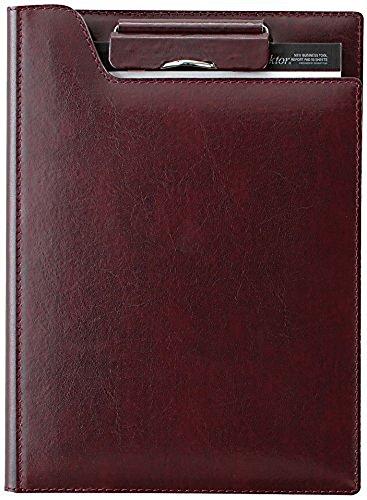 Reimei Fujii Clip File zeitVektor A5 Leather Wine ZVF605Z
