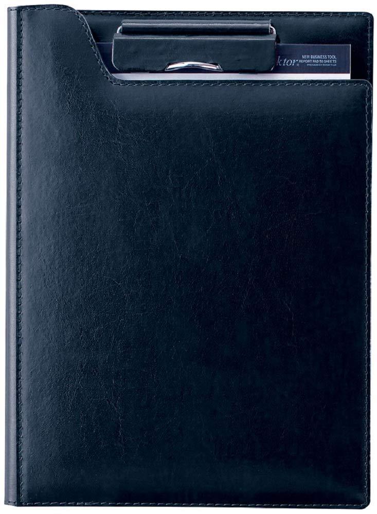 Reimei Fujii Clip File zeitVektor A5 Leather Navy ZVF605K