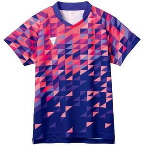 VICTAS Table Tennis Game Shirt V-GS220 Unisex Violet/Pink (8170) XL 512101