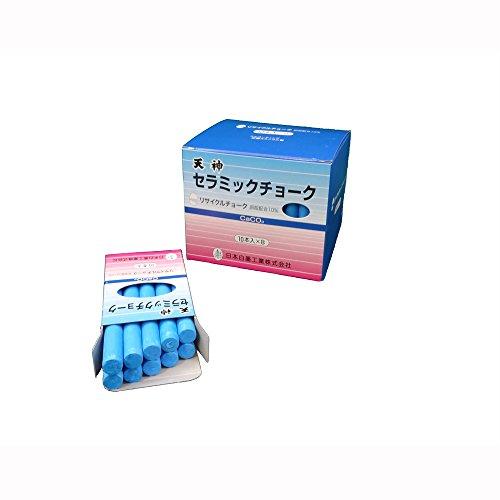 Nippon White Chalk Industry Tenjin Ceramic Chalk Blue 80-Pack CCH-3