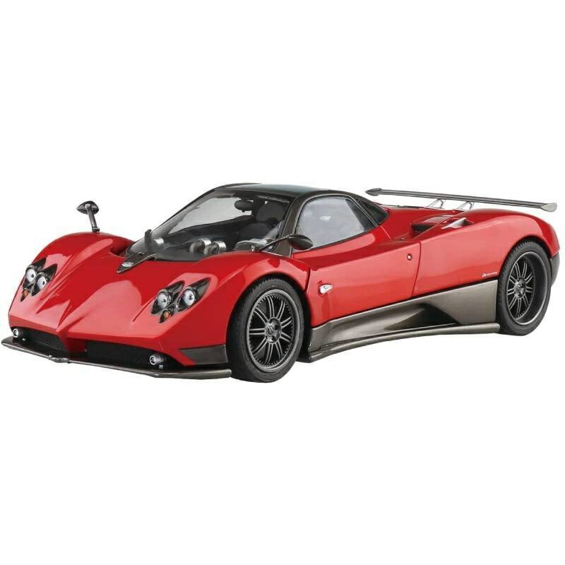 Aoshima Cultural Textbook Co., Ltd. 1/24 The Supercar Series No.19 '05 Pagani Zonda F Plastic Model Kit Molded Color