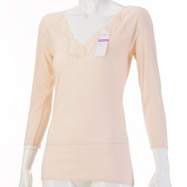 [Angle] Women's 3/4 Sleeve Undershirt, Size M