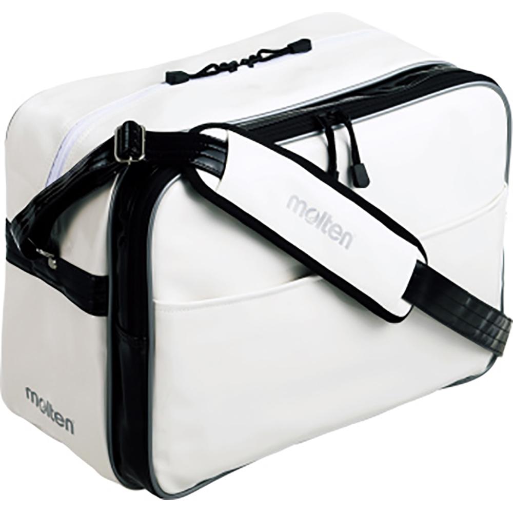 Molten Enamel Bag KM0074-WK White × Black L