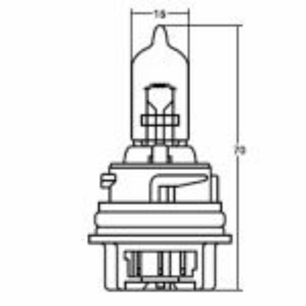 STANLEY Electric Motorcycle Headlamp Bulb 12V 40/40W 14-0346 Clear Two-Wheeler Honda