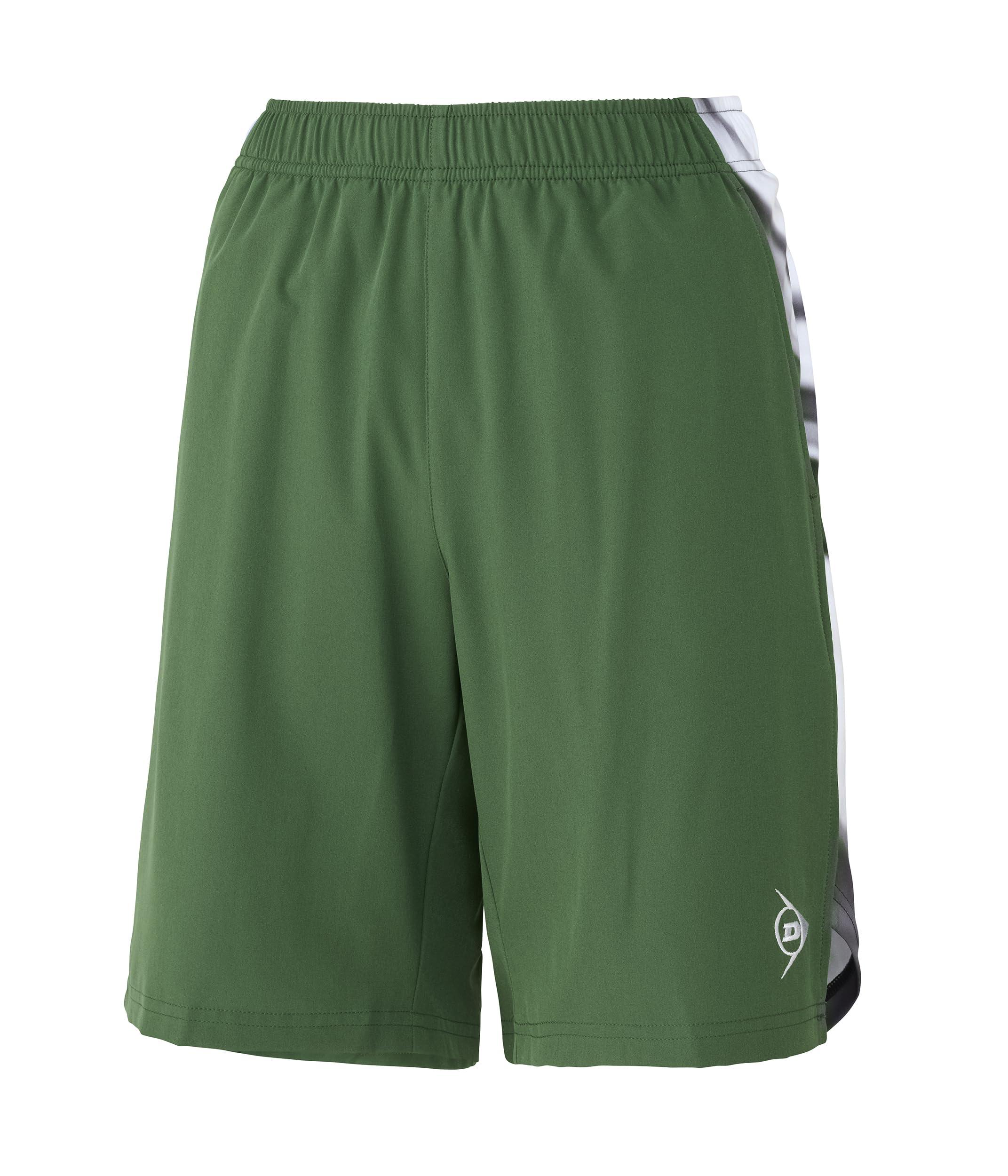 [Dunlop] Tennis Wear Badminton Game Shorts DAS2490 2024FW Dark Olive O