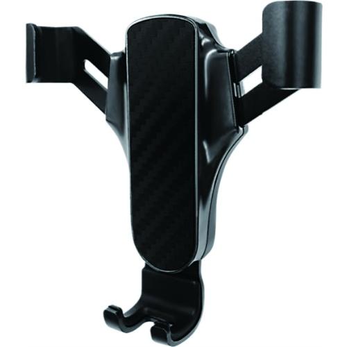 Kashimura Self-Weight Smartphone Holder Carbon X Black Plated Model Number: AT-95