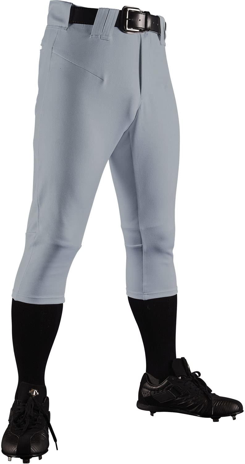 [Descente] Baseball Uniform Pants D-COMFIT PANTS (Short Fit) DB-1134P Men's K Silver