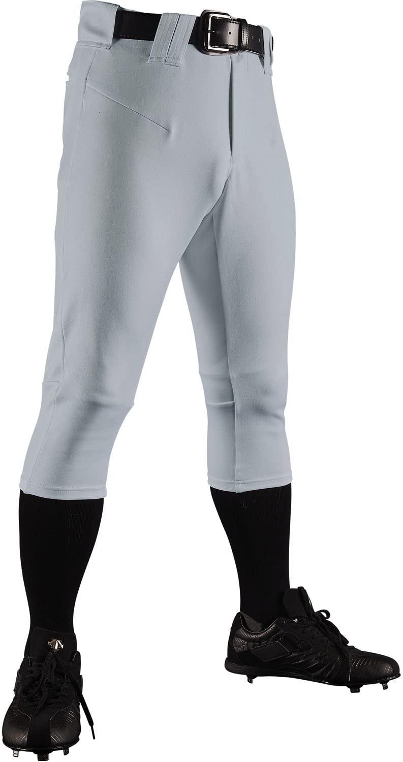 [Descente] Baseball Uniform Pants D-COMFIT PANTS (Short Fit) DB-1134P Men's Silver