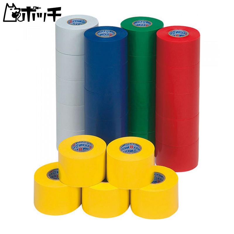 EVERNEW Gymnasium Line Tape 50V White 20m 5 Rolls EKA060