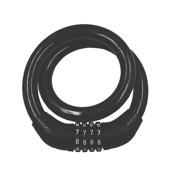 GIGA Adjustable Dial Cable Lock, Matte Black, 18x900mm