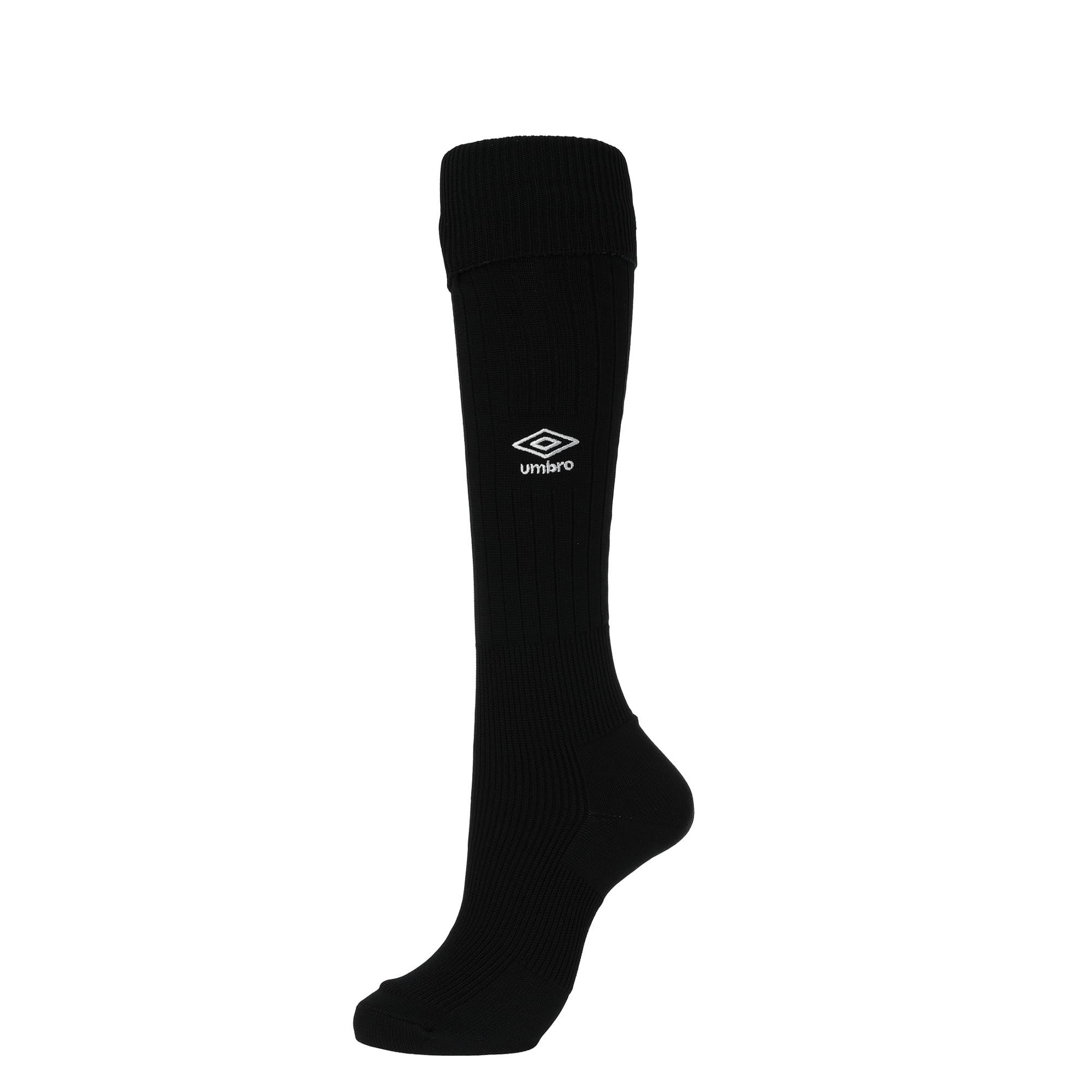 [Umbro] Socks Stockings Soccer Futsal Team One-Point Game Match Kids Adults Junior Kids BLK (UAS8402) 22-24