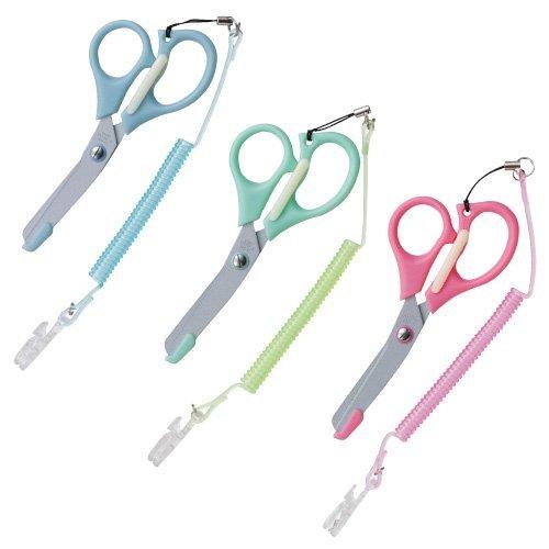 Morishige Nice Scissors with Strap, Green MG-45