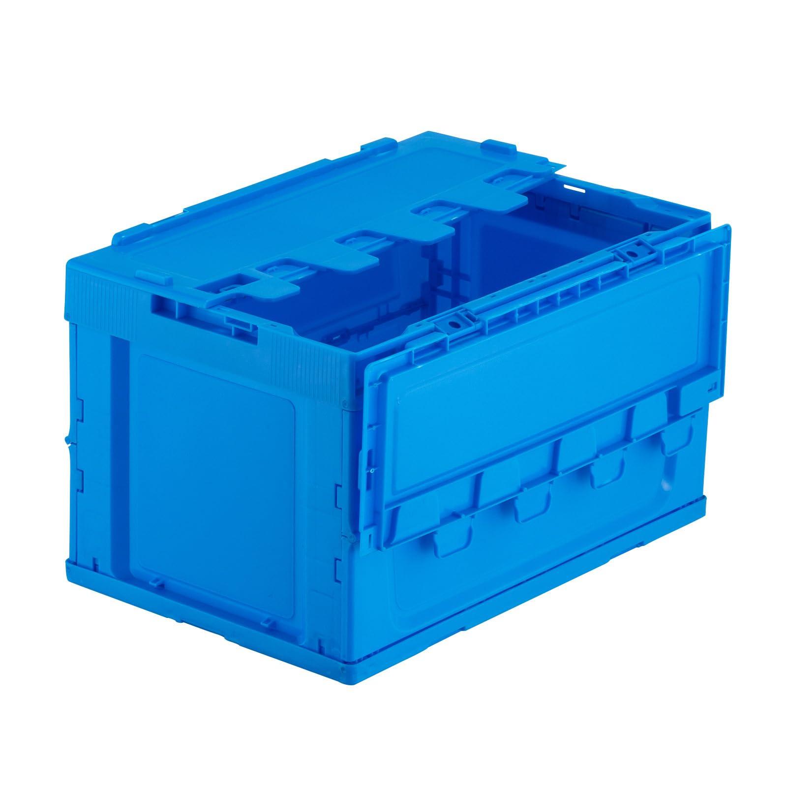 Sanwa Supply Folding Container 50 Liters with Lid CNT-CV50BL