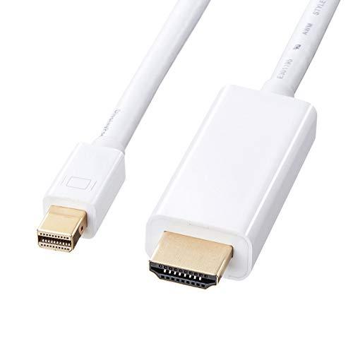 Sanwa Supply Mini DisplayPort to HDMI Conversion Cable (White, 1m) KC-MDPHDA10