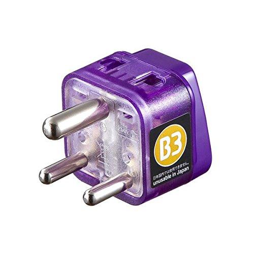 Sanwa Supply International Power Adapter Eleplug W-B3 (India/Southeast Asia) TR-AD15