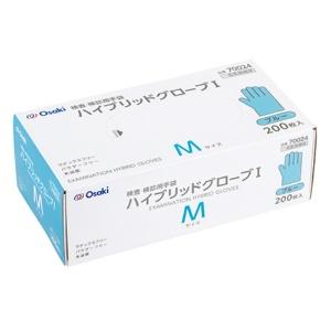 [OOSAKI] Hybrid Glove I Blue M 200-count Large Capacity Latex-Free General Medical Device 70024