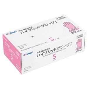 Oosaki Medical Oosaki Hybrid Glove I Pink S 70027 1 box (200 sheets)