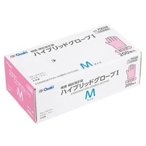 [OOSAKI] Hybrid Glove I Pink M 200-count Large Capacity Latex-Free General Medical Device 70028