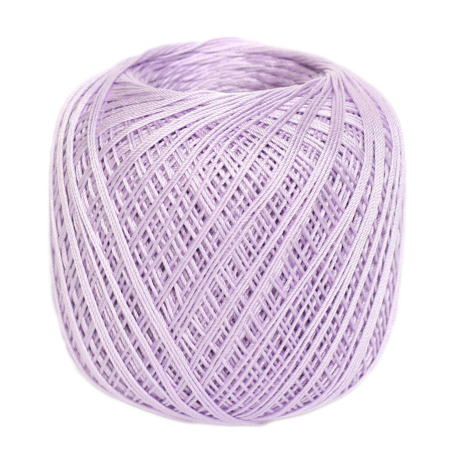 Olympus Thread Emy Grande Lace Thread Medium Weight Col.672 Purple Family 50g Approx. 218m