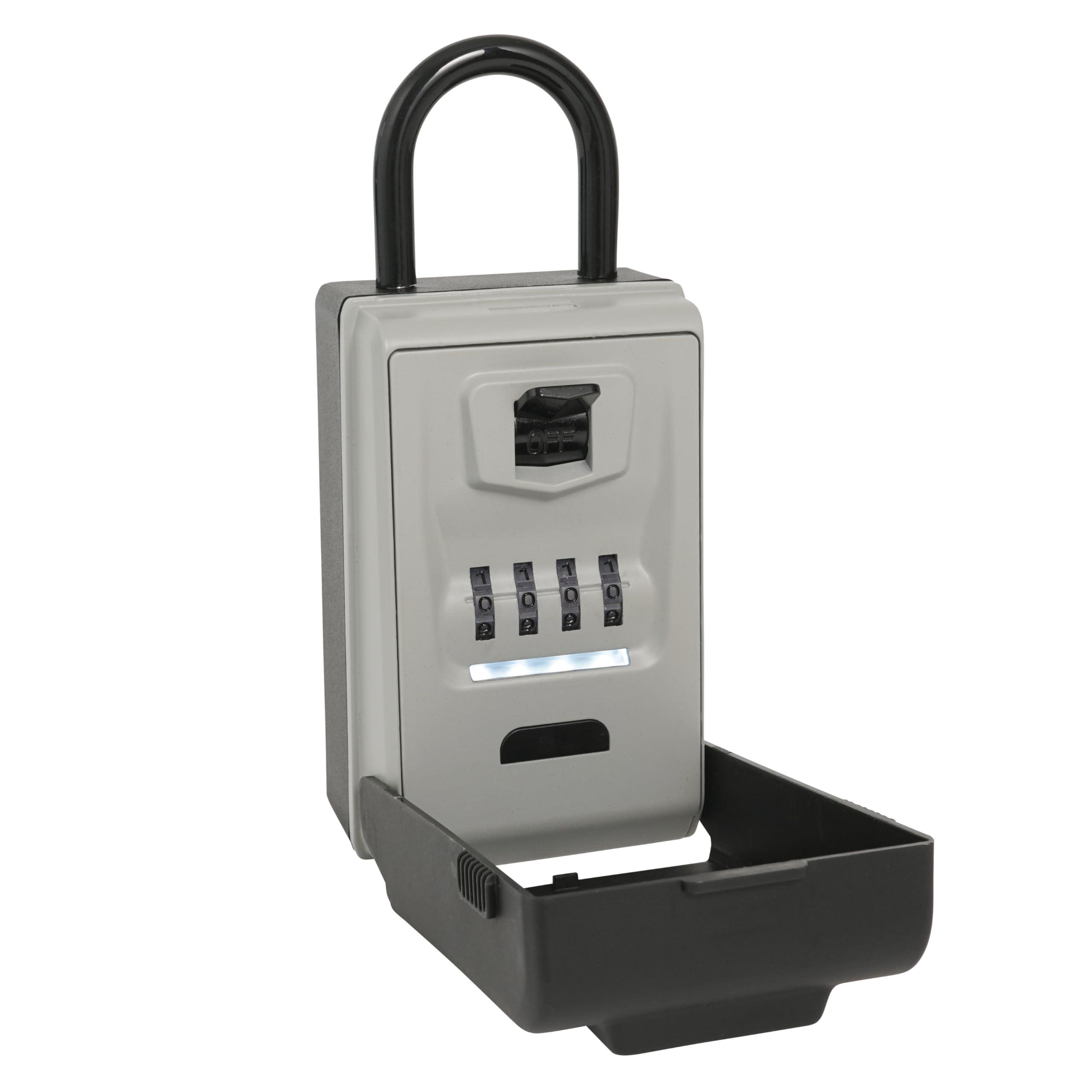 CARL Key Box Key Storage Box Key Security 4-Digit Combination Lock with LED Light Japanese Manufacturer CKB-S04