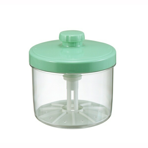 Shinki Gosei Tonbo Storage Container Pickling Container 4 Liters Easy Pickling Easy to See Contents Green Mommy Type 4 Diameter 20.5 x Height 20cm Made in Japan