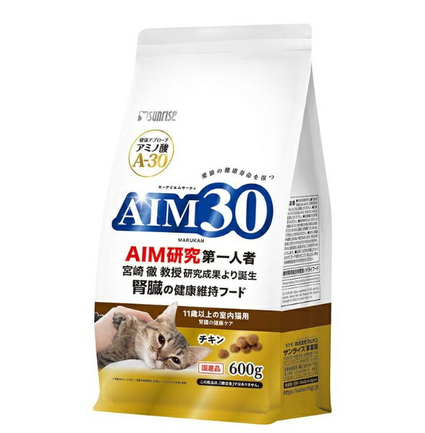 AIM30 Indoor Cat Formula for Cats 11 Years and Older Kidney Health Care 600g
