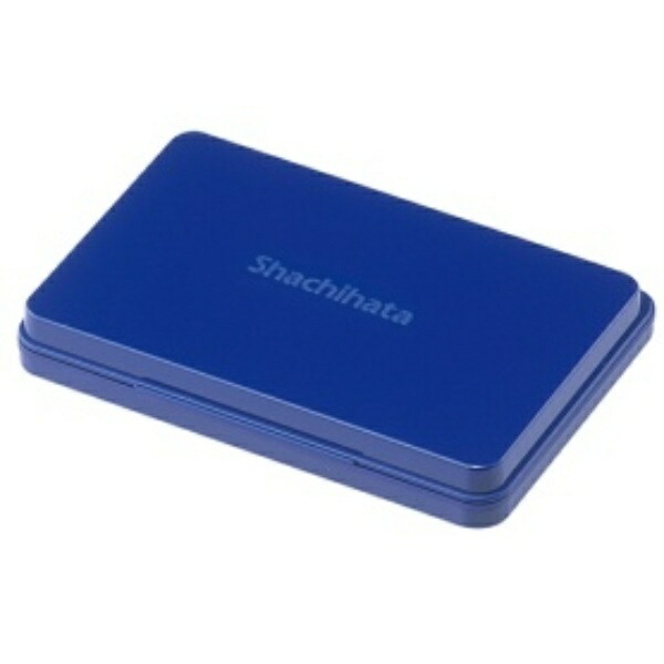 Shachihata Large Stamp Pad, Indigo Blue HGN-3-B, 1 piece