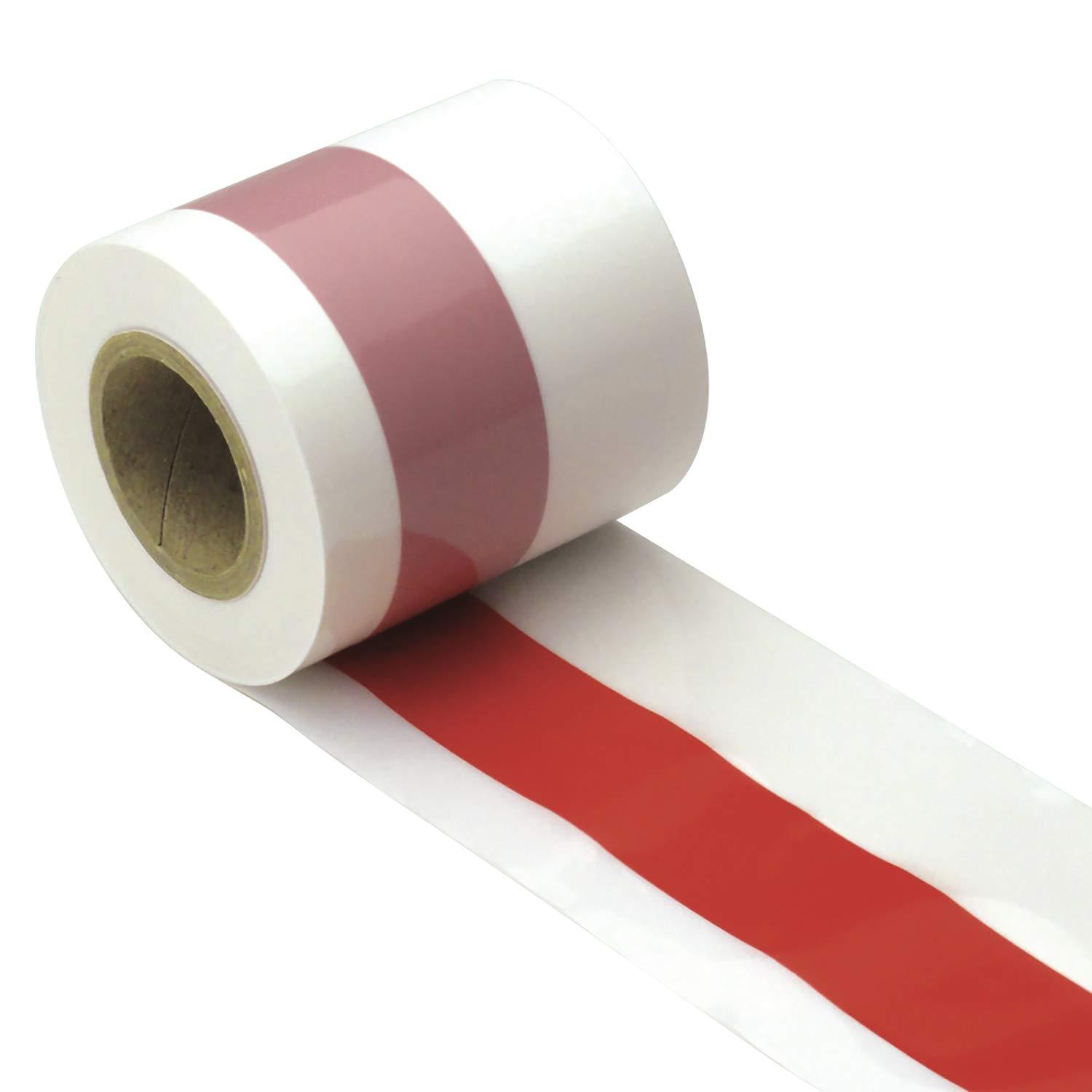 Taka Brand Pop Supplies 40-3081 Red and White Tape 50m Roll