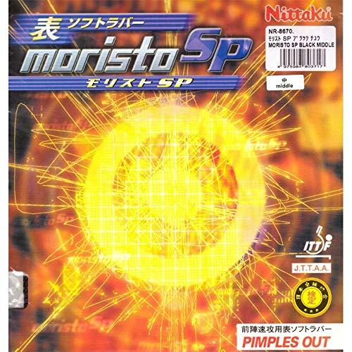 Nittaku Table Tennis Rubber Morist SP Top Soft Tension Black MAX NR-8670 (Spin)