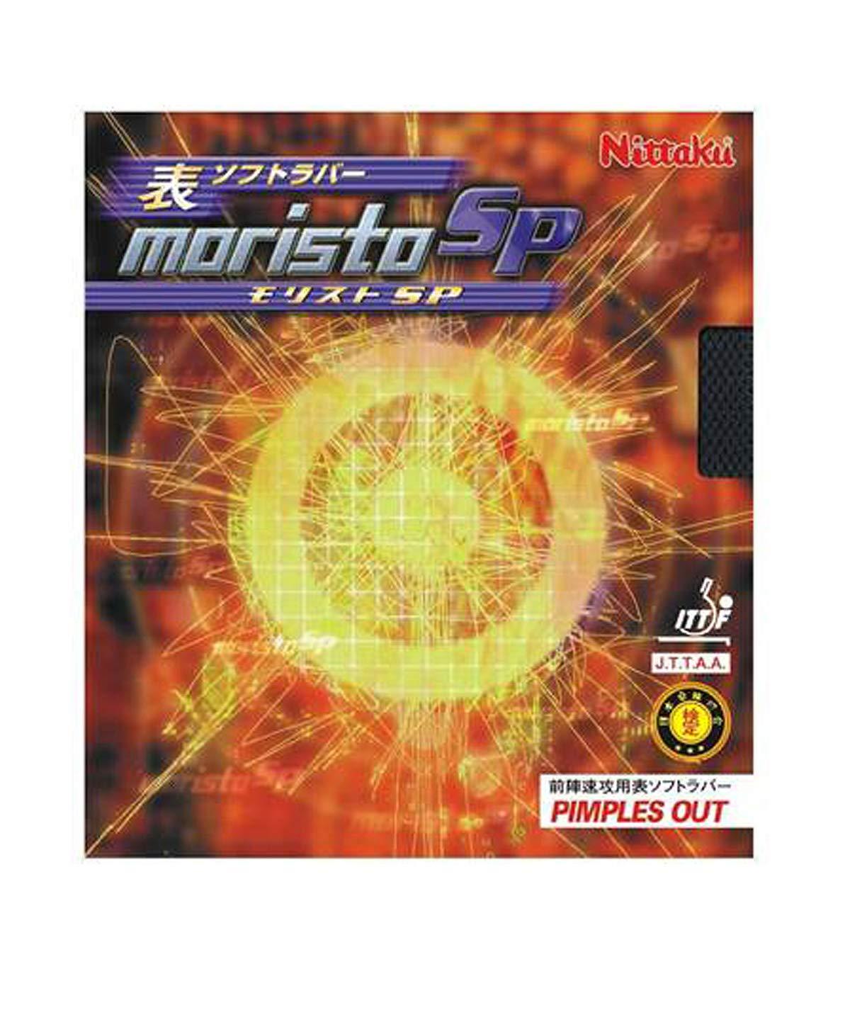 Nittaku Table Tennis Rubber Morist SP Top Soft Tension Black Extra Thick NR-8670 (Spin)