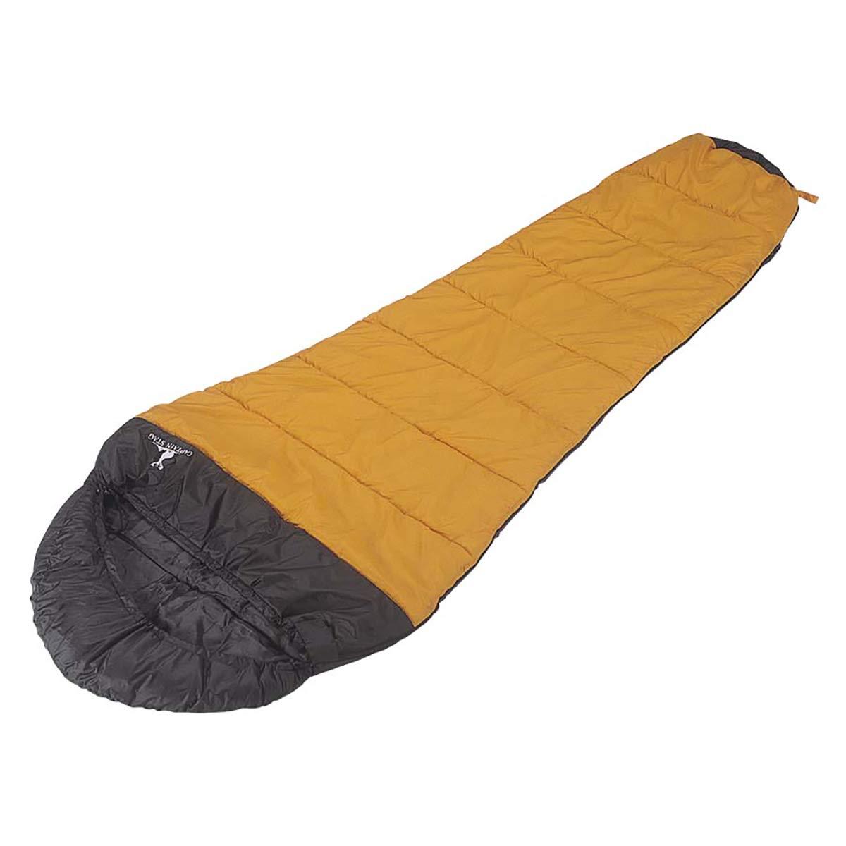 Captain Stag Active Mummy Sleeping Bag 600 Orange [Minimum Temperature Rating: 5°C] M-3439 [Sports Equipment]